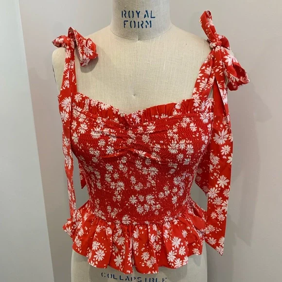 YUMI KIM Revolve tie-shoulder stretchy camisole like new - Picture 5 of 6